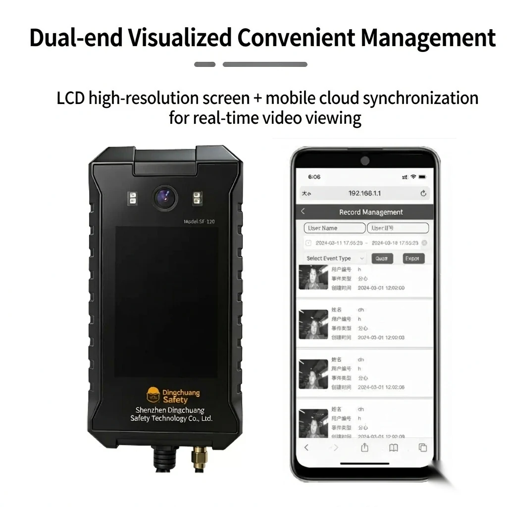 SF-120 dual-end visualization with terminal LCD screen and mobile cloud platform
