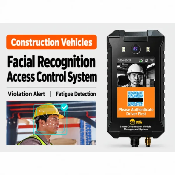 SF-120 Construction Vehicle Facial Recognition Access Control System Banner